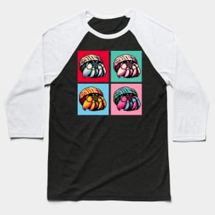 Pop Hermit Crab Art - Cool Sea Animal Baseball T-Shirt